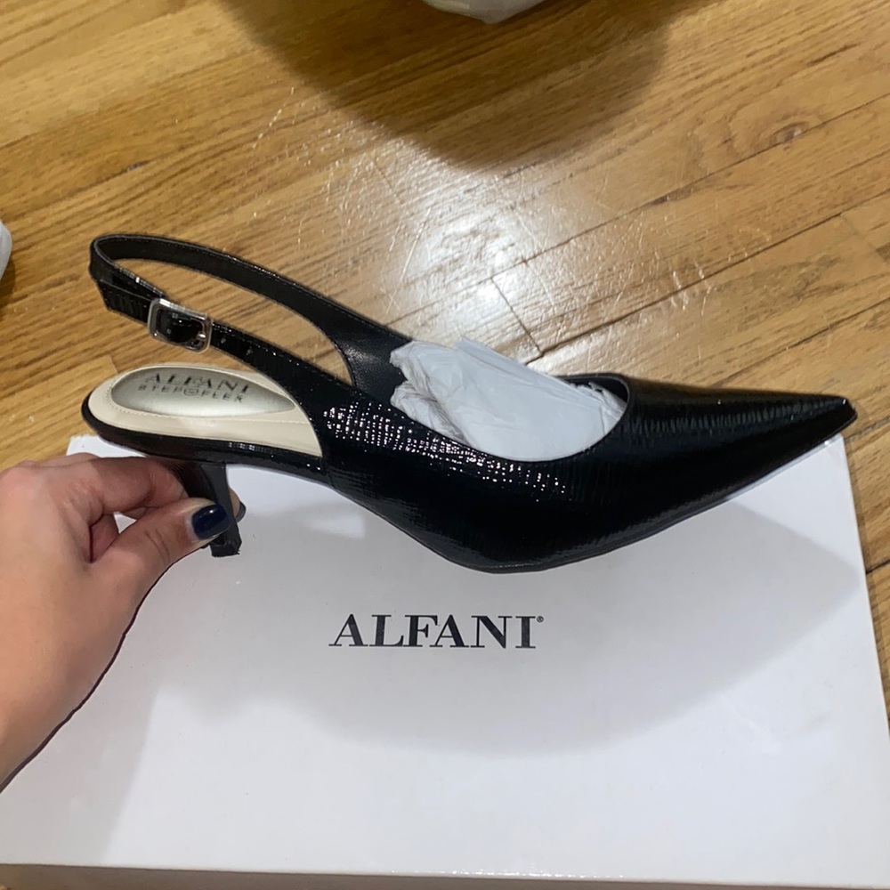 Alfani Step flex black heel